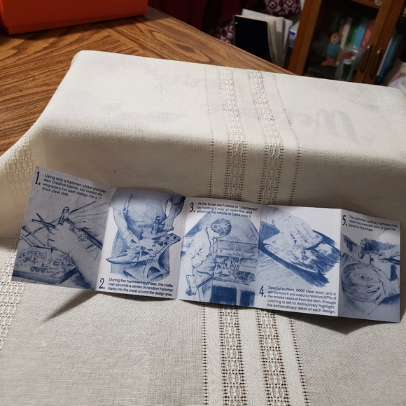 Beautiful Vintage 1986 Wendell August Forge Teddy Bear Forged Aluminum Ornament - Picture 7 of 16